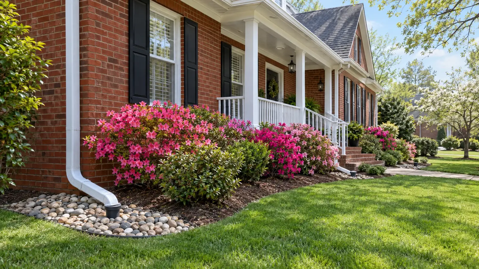 Yard drainage in Columbia, Tennessee