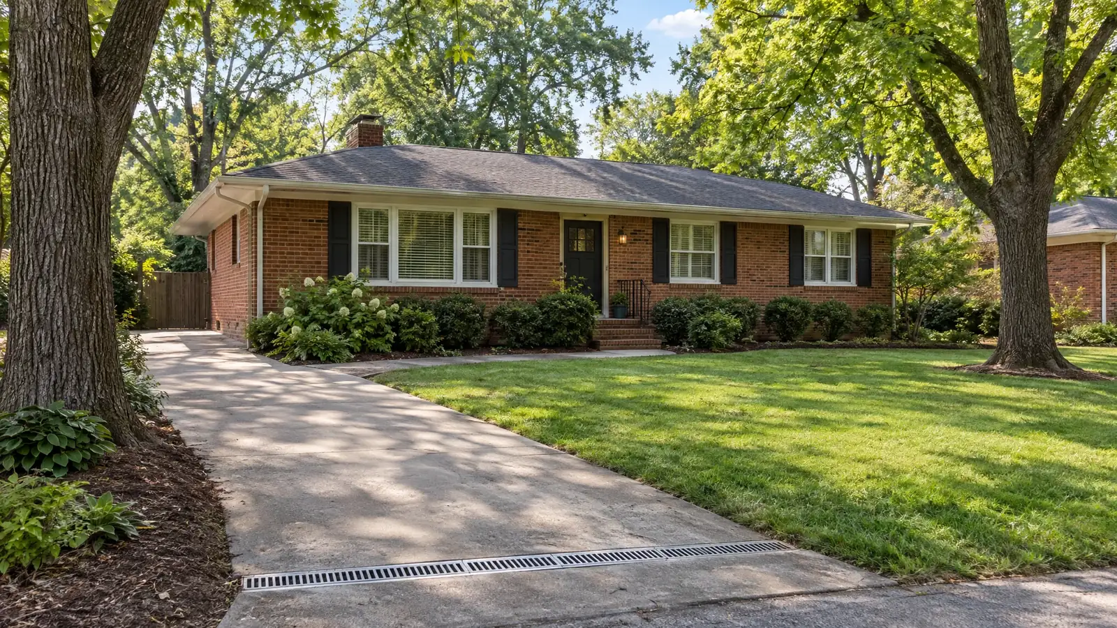 Yard drainage in Donelson, Tennessee
