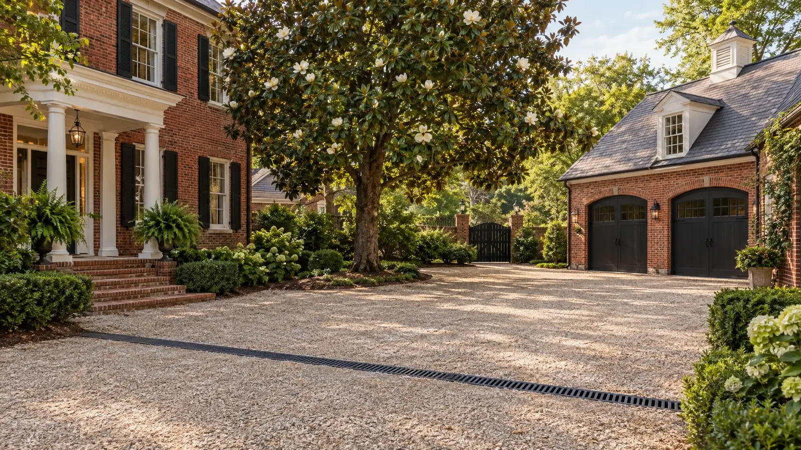 Yard drainage in Franklin, Tennessee