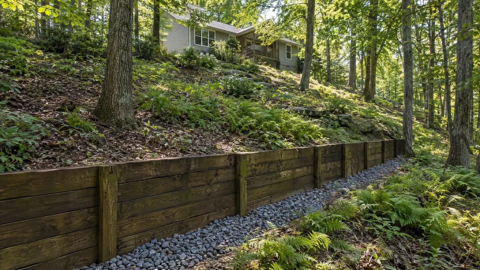 Yard drainage in Goodlettsville, Tennessee