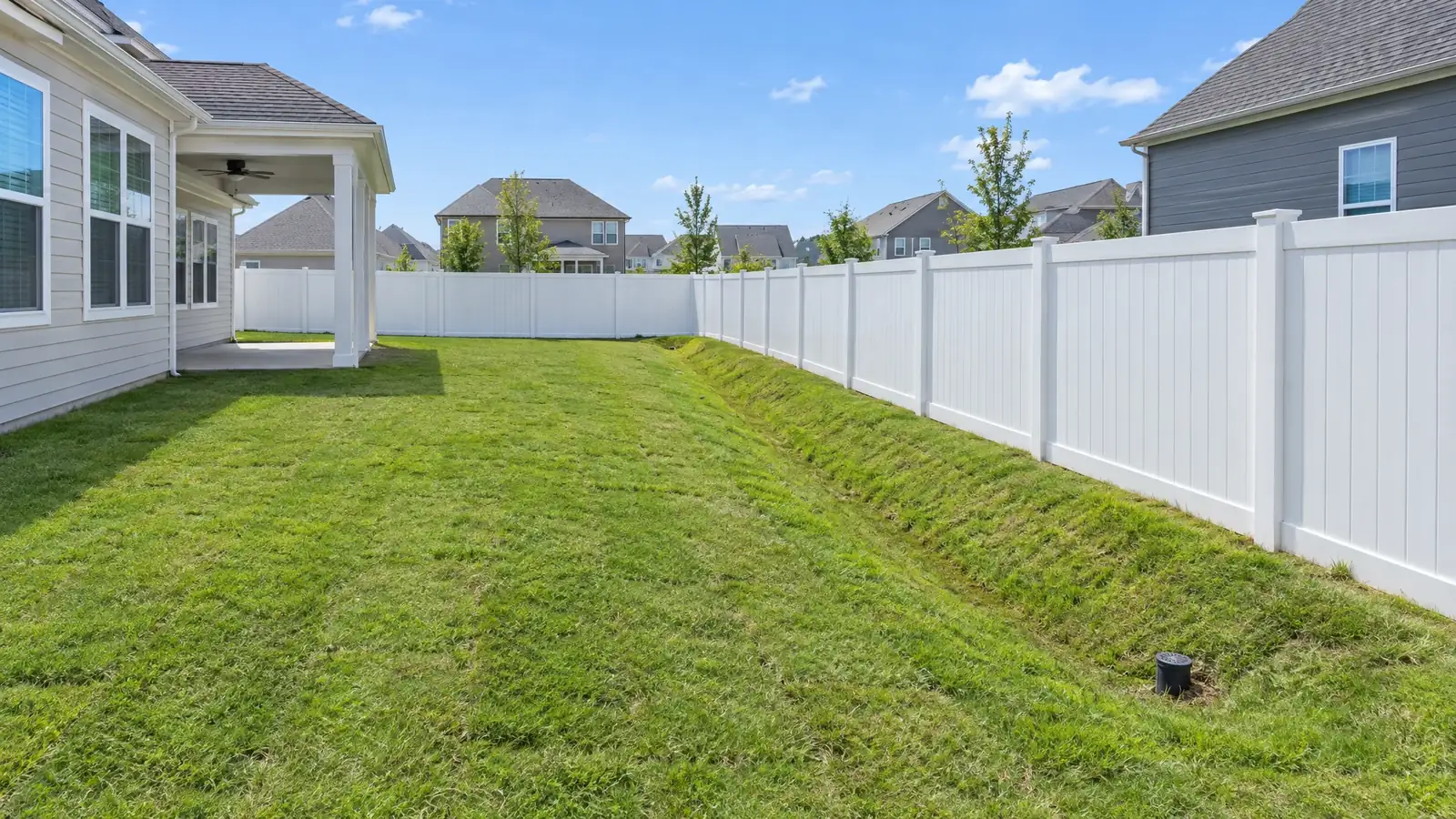 Yard drainage in Murfreesboro, Tennessee