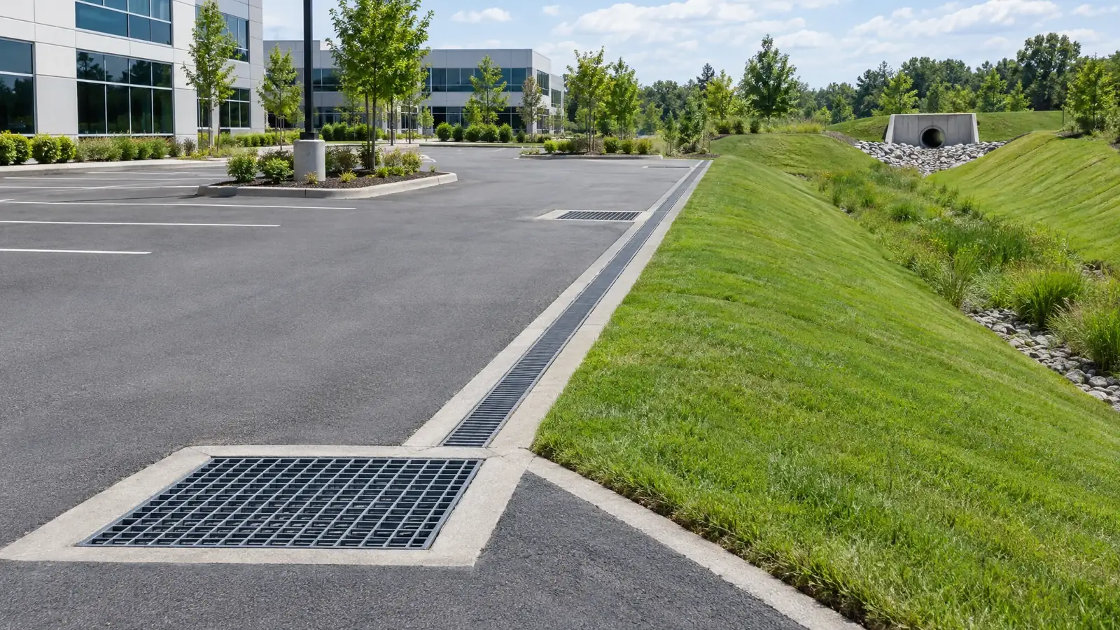 Commercial Stormwater Drainage in Nashville