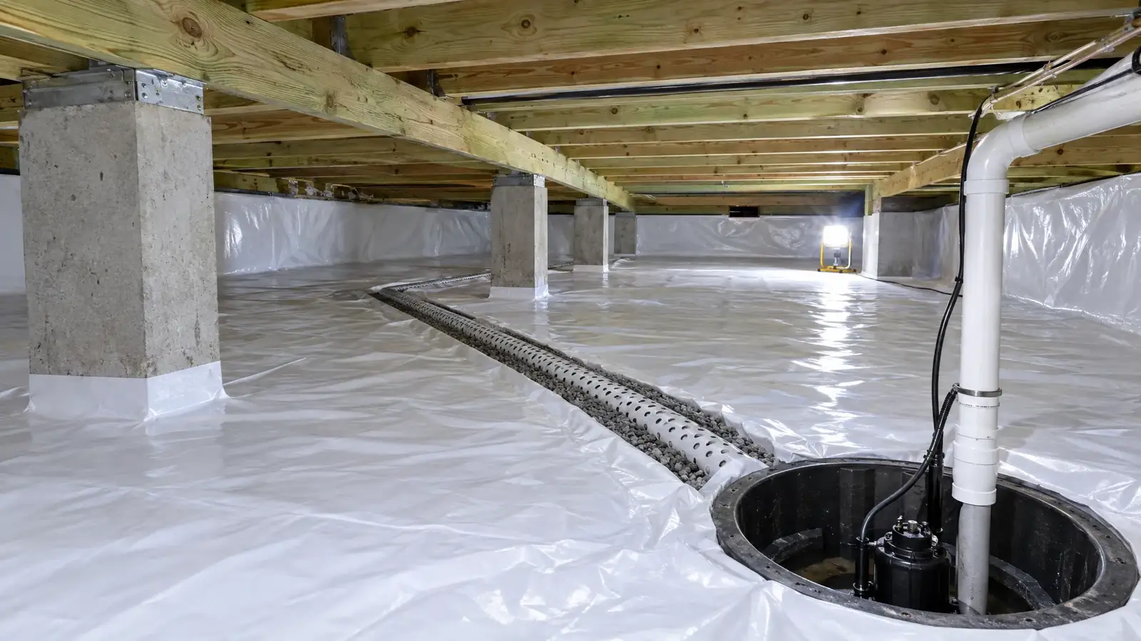 Crawl Space Drainage in Nashville and Middle Tennessee