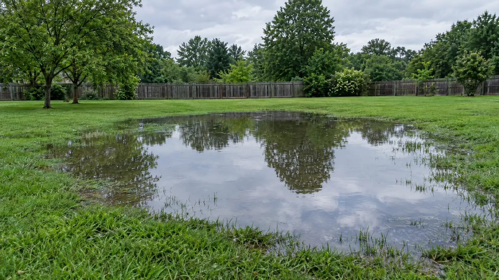 How to Fix Standing Water in Your Yard